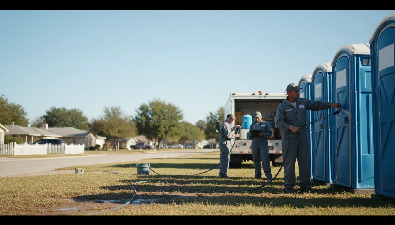 Long-Term Portable Toilet Rental in Tuskahoma, OK near me